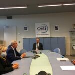 Visita del Capo del Dipartimento della Protezione Civile Angelo Borrelli in ASI Visita del Capo del Dipartimento della Protezione Civile Angelo Borrelli in ASI