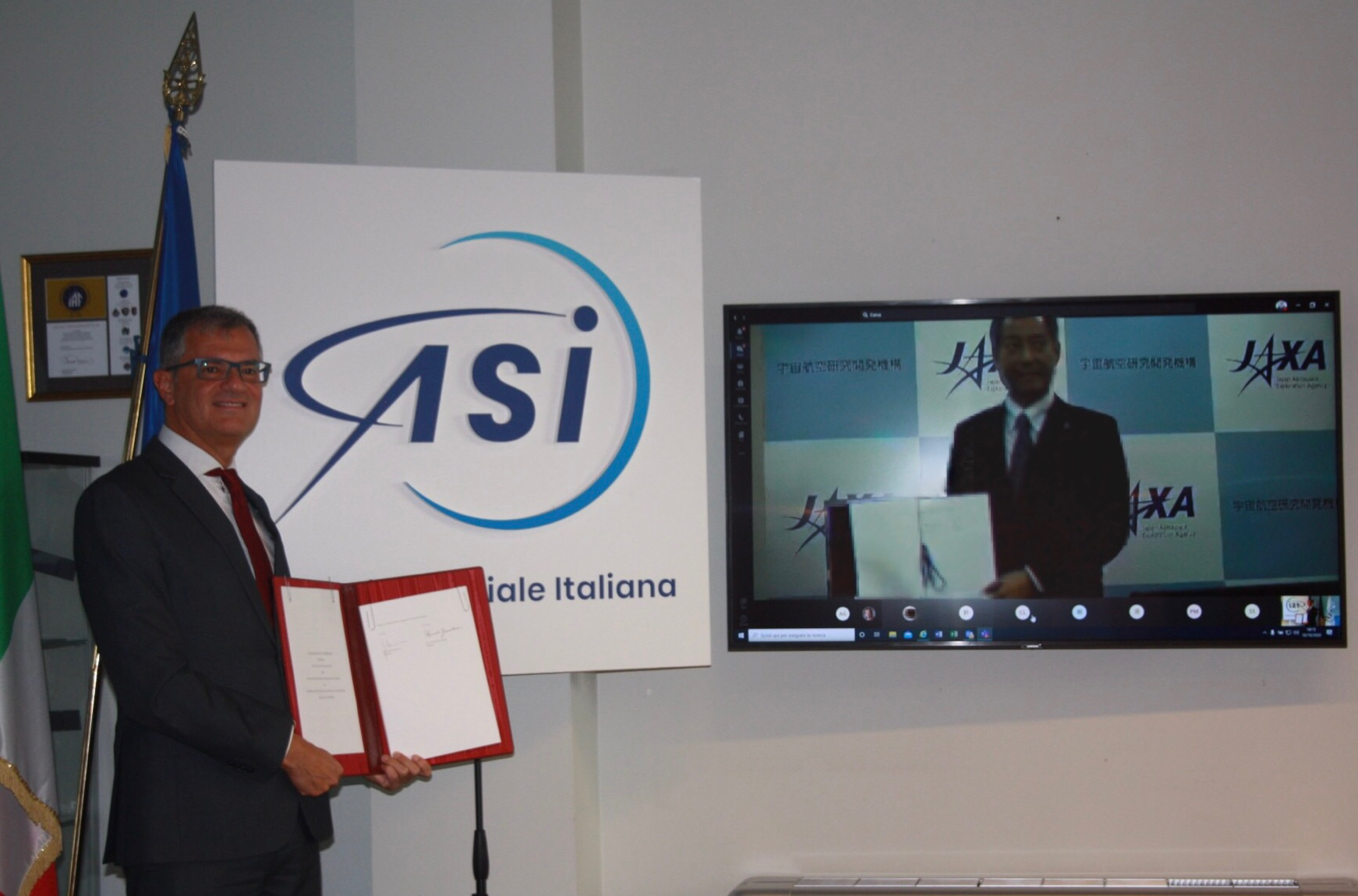 ASI - ASI and JAXA sign the Memorandum of Cooperation