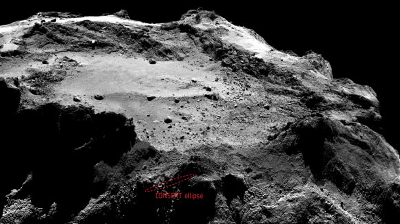 ASI - PHILAE SCOPRE IL NUCLEO SOFFICE E RICCO DI GHIACCIO DELLA COMETA 67P