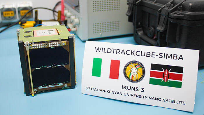 ASI - Il satellite WildTrackCube-SIMBA è pronto al lancio