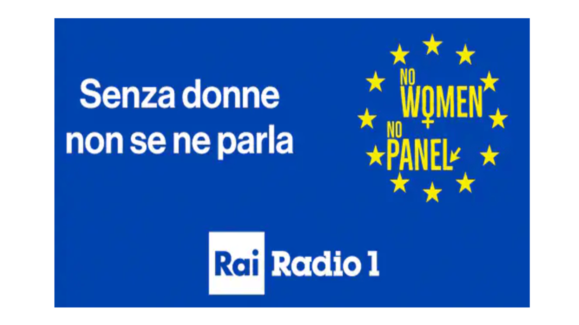 ASI - L’ASI  PER LA CAMPAGNA EUROPEA ‘NO WOMEN NO PANEL’