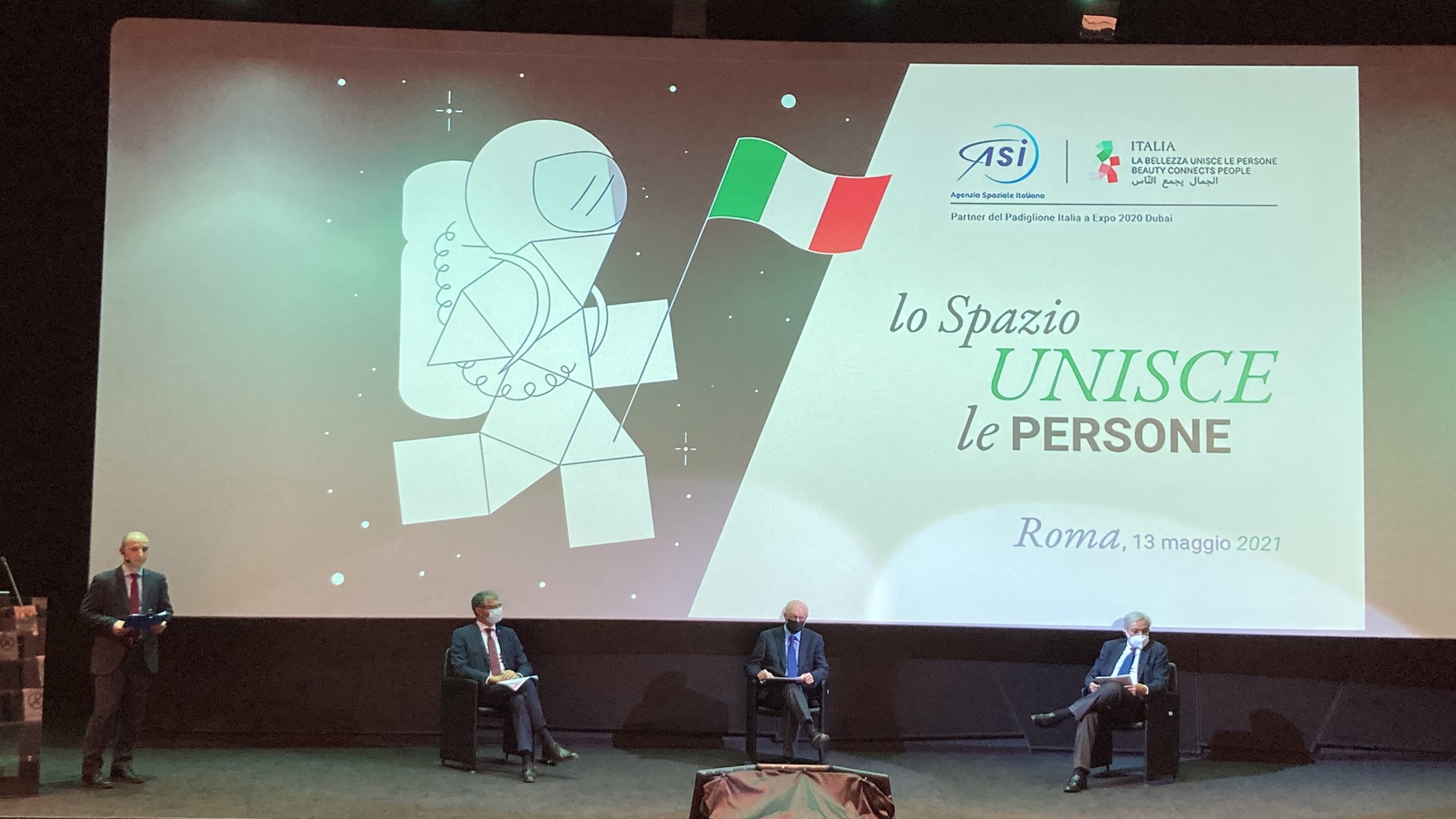 ASI - EXPO 2020 DUBAI: THE MEMORANDUM OF UNDERSTANDING BETWEEN THE ITALIAN PAVILION AND THE ITALIAN SPACE AGENCY HAS BEEN PRESENTED