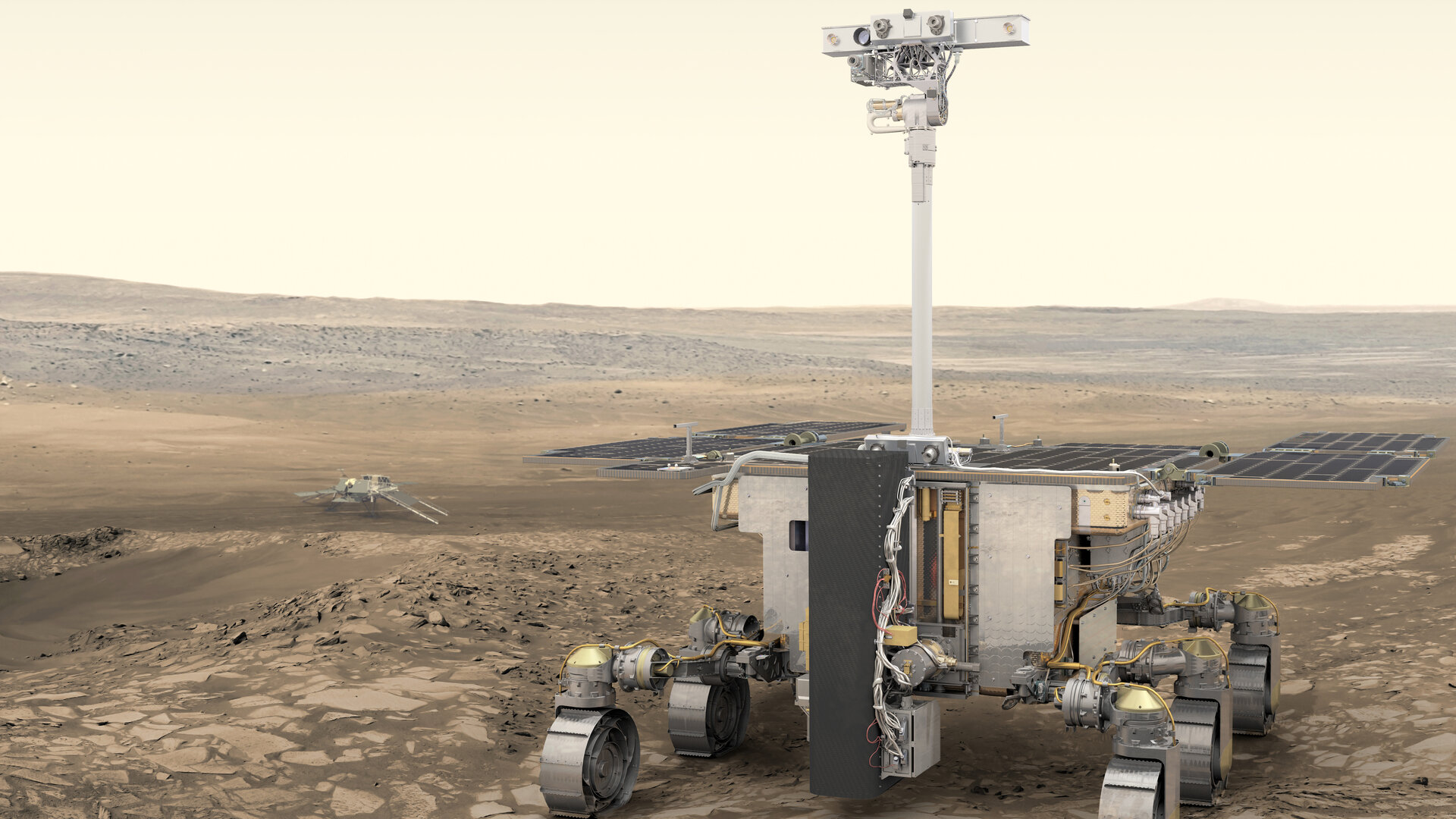 ASI - ExoMars, al via i test del  Rover Ground Test Model in Altec