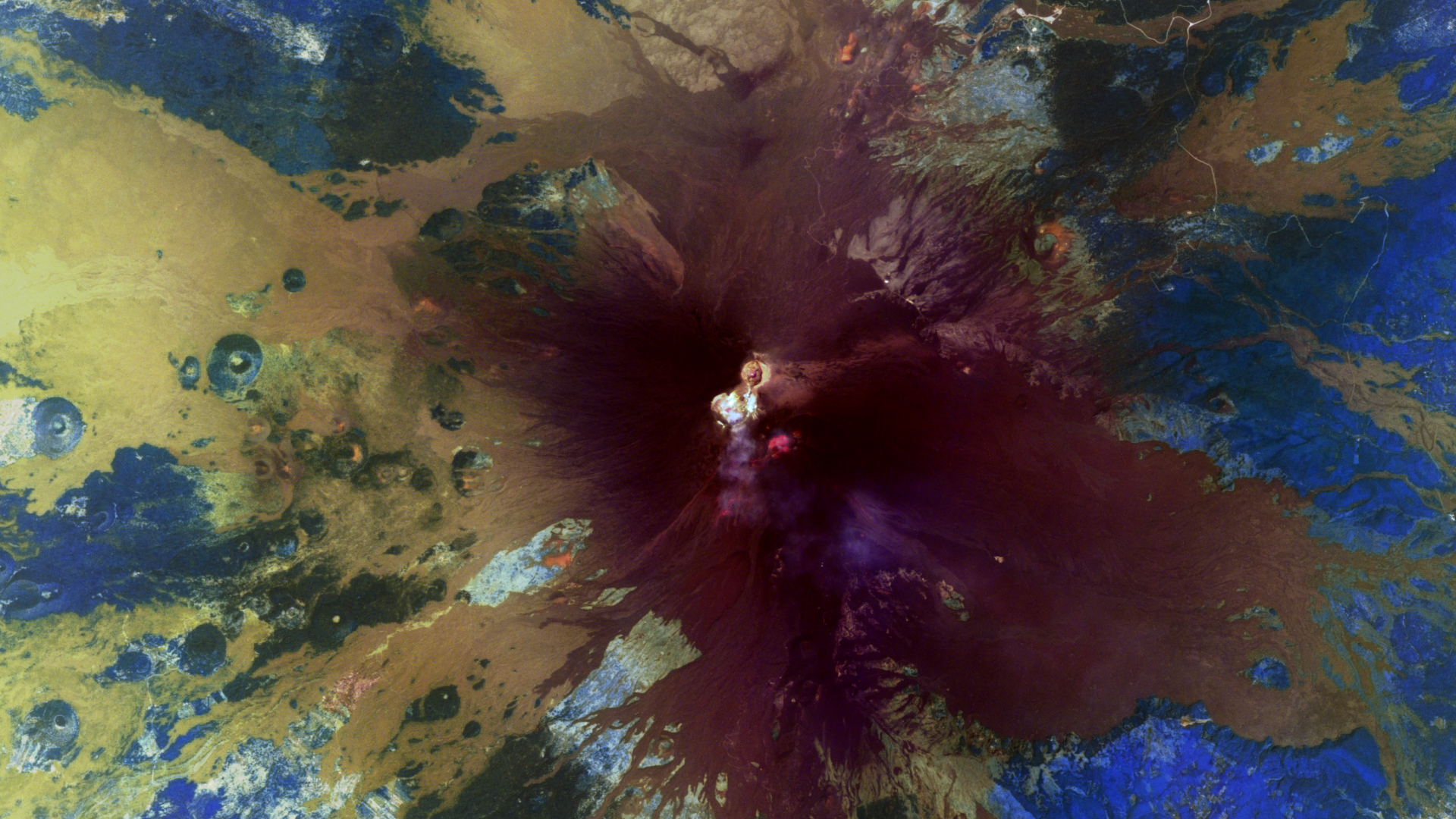Coloured Etna with PRISMA