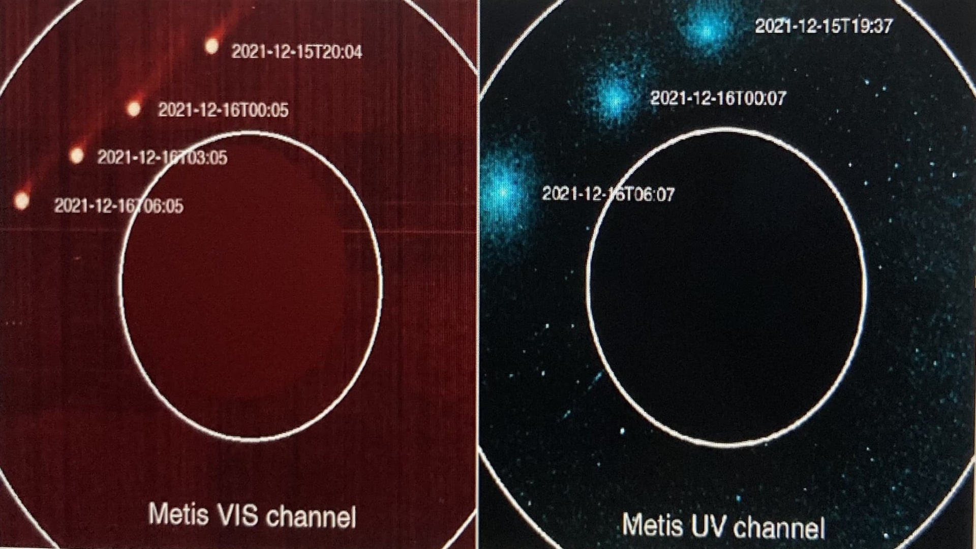 ASI - La cometa di Natale vista da Metis/Solar Orbiter