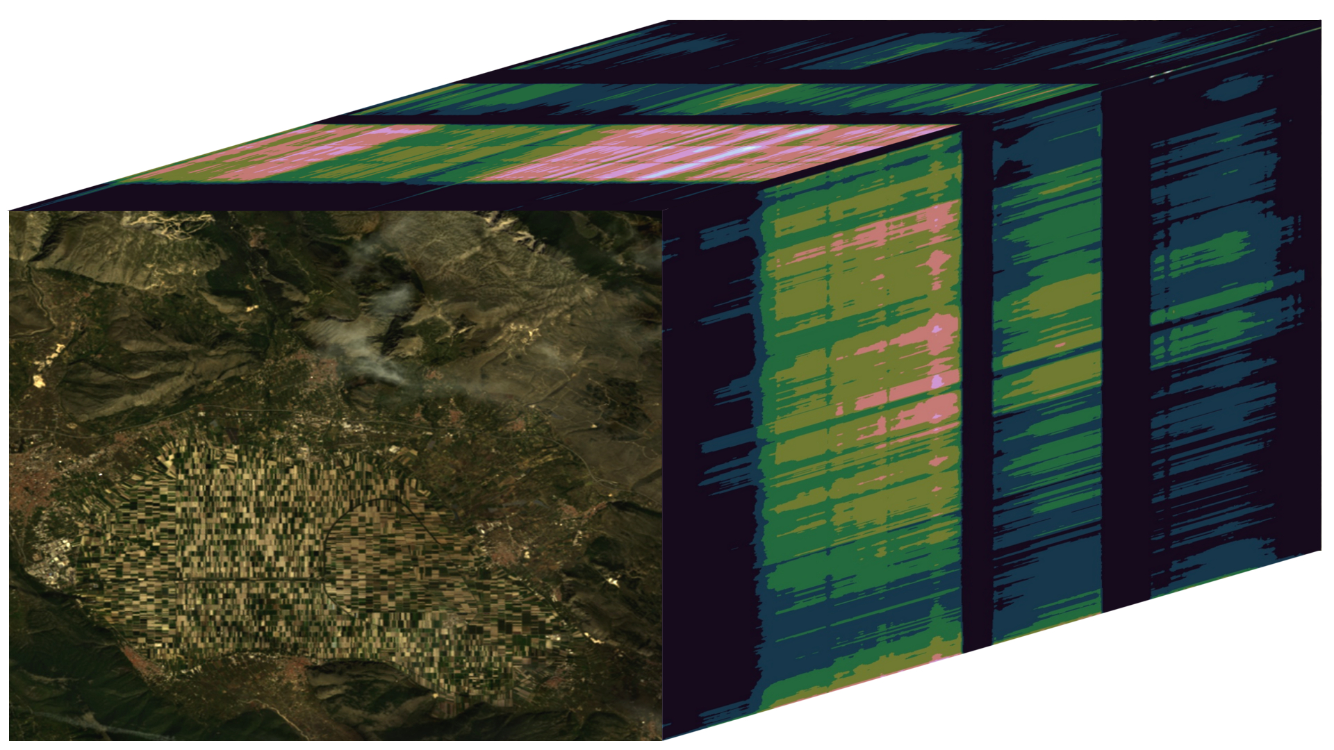 The colors of the Fucino plain