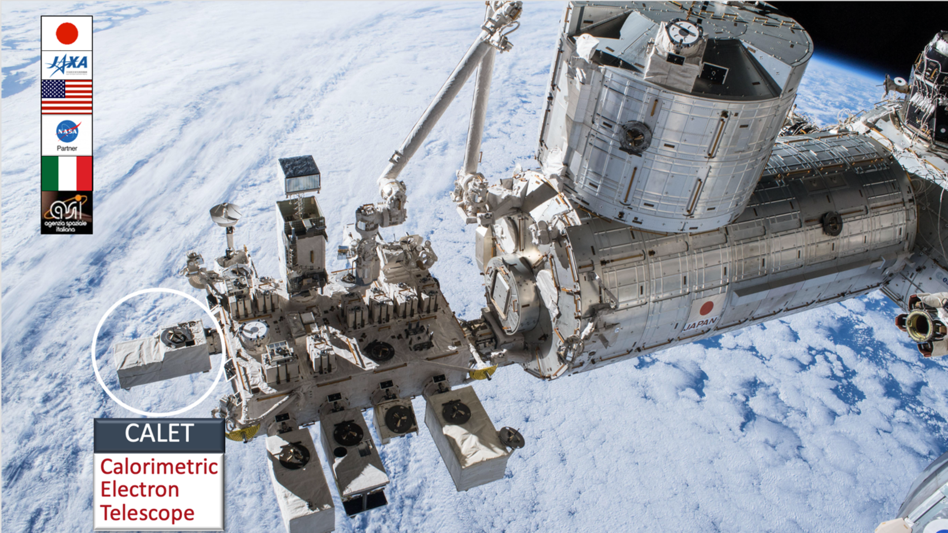 ASI - CALET sulla ISS misura lo spettro del nickel con una precisione senza precedenti