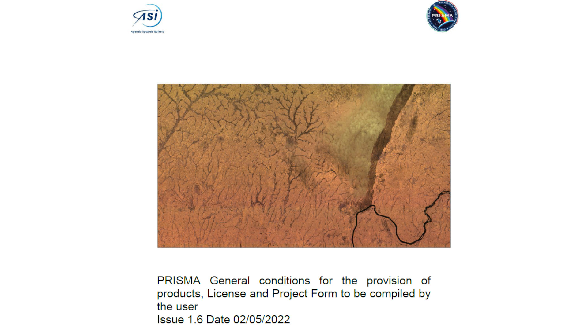 ASI - La missione iperspettrale PRISMA apre allo sfruttamento commerciale dei prodotti