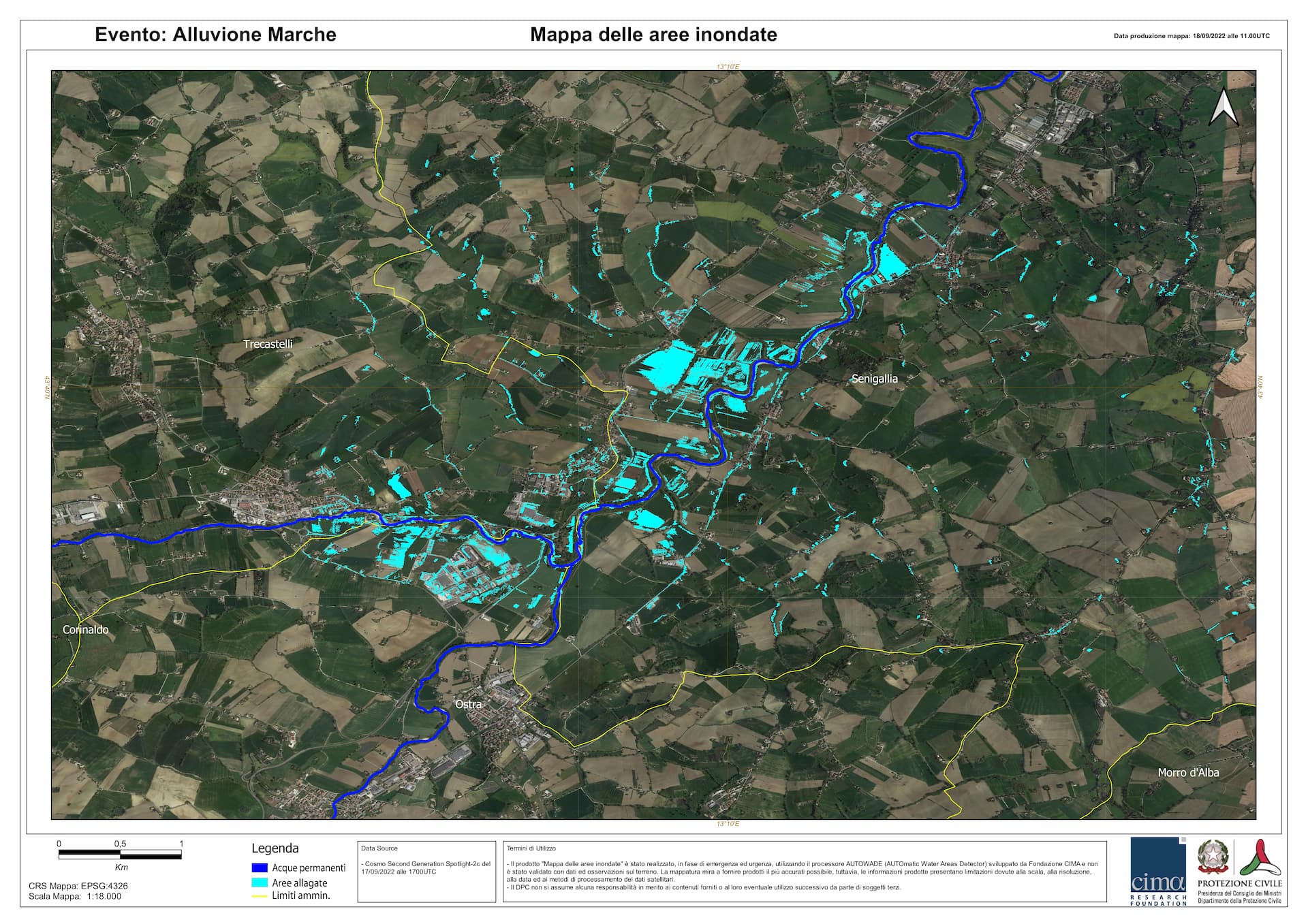 ASI - Alluvione Marche: l’importanza dei dati satellitari