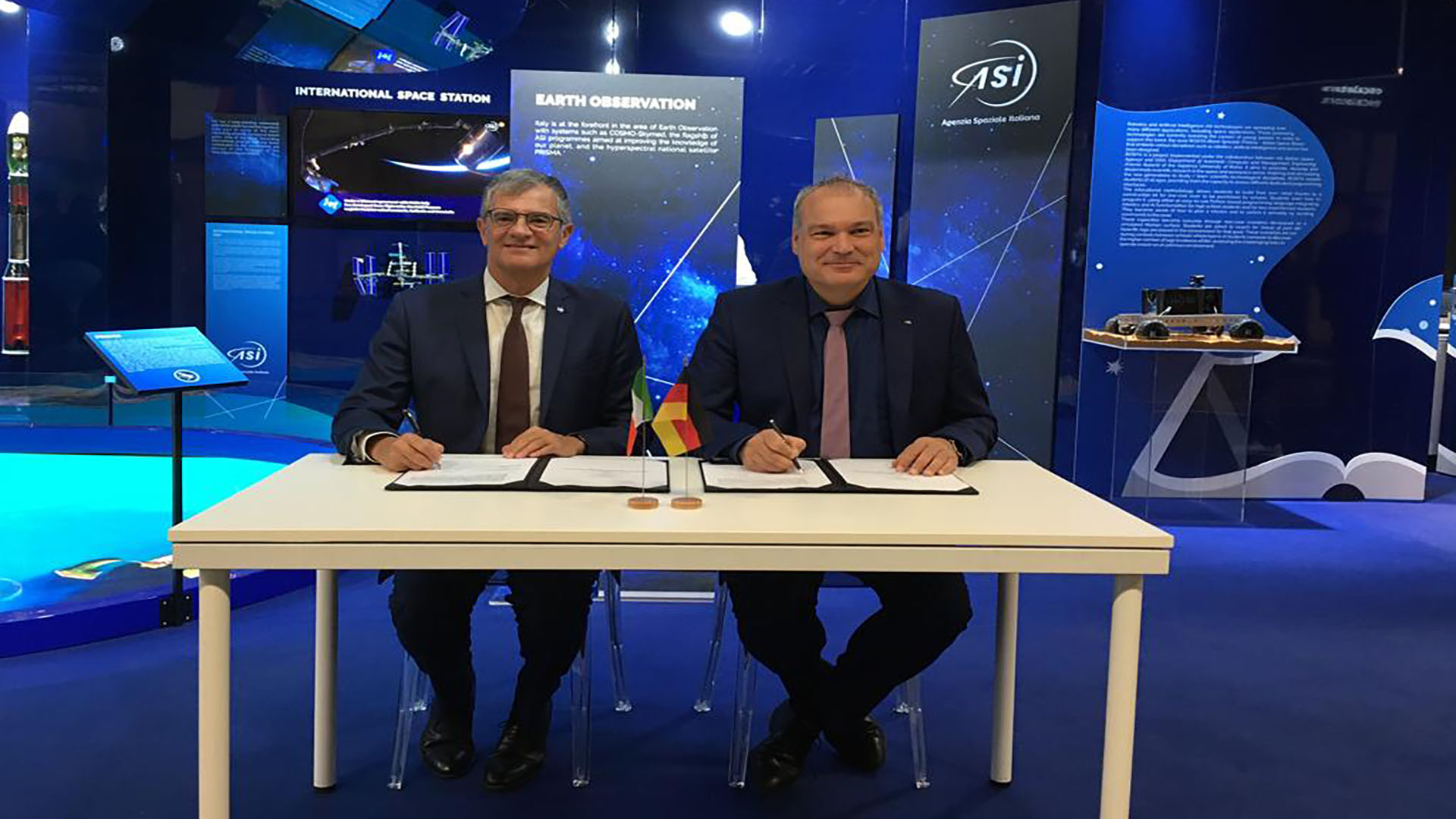 ASI - ORBITAL TWINNING BETWEEN THE ITALIAN PRISMA SATELLITE AND THE GERMAN ENMAP SATELLITE