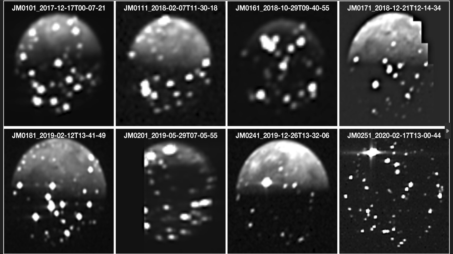 ASI - La più accurata mappa vulcanica del satellite gioviano Io