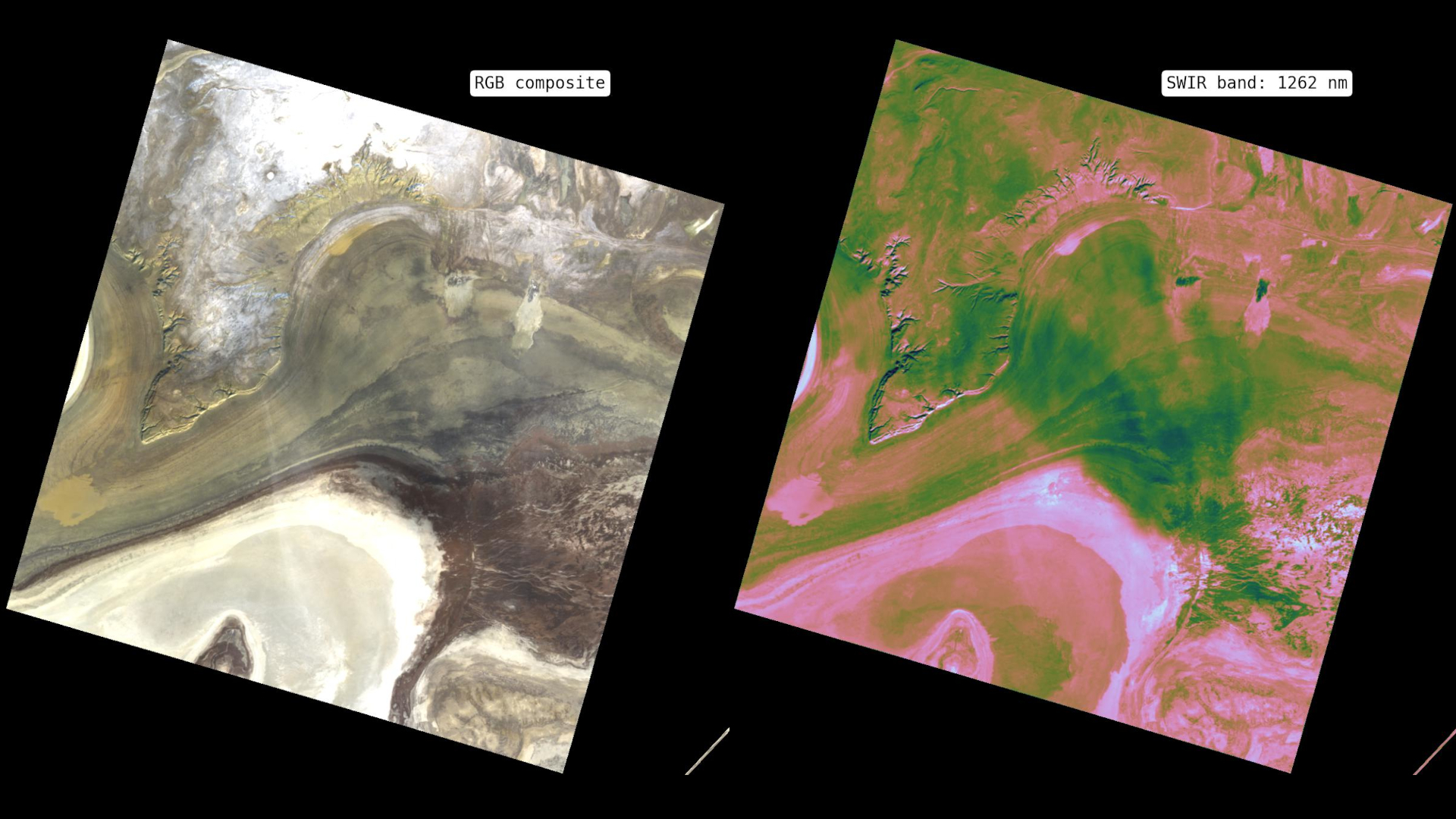 The desertification of the Aral Sea