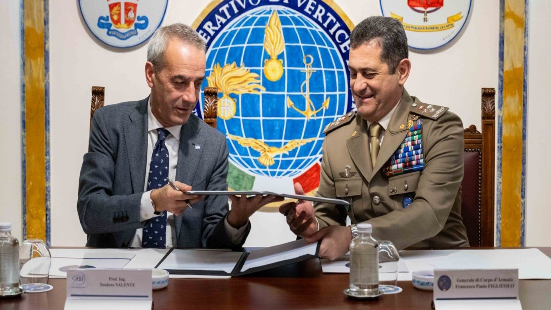 Firmato l’Accordo Quadro tra il Comando Operativo Vertice Interforze (Covi) e l’ASI per la collaborazione nel settore delle operazioni spaziali