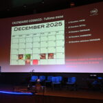 Ettore Perozzi, Edoardo Detoma e Mario Musmeci sul palco dell'Auditorium