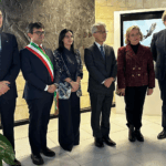  Lorenzo Chessa, Direttore Sicurezza, Sistemi Informatici e Digitalizzazione, Antonio Nicoletti, Sindaco di Matera, Milena Lerario Ceo e-geos, Cristina Favilli, Prefetto di Matera e Michele Busciolano, Regione Basilicata