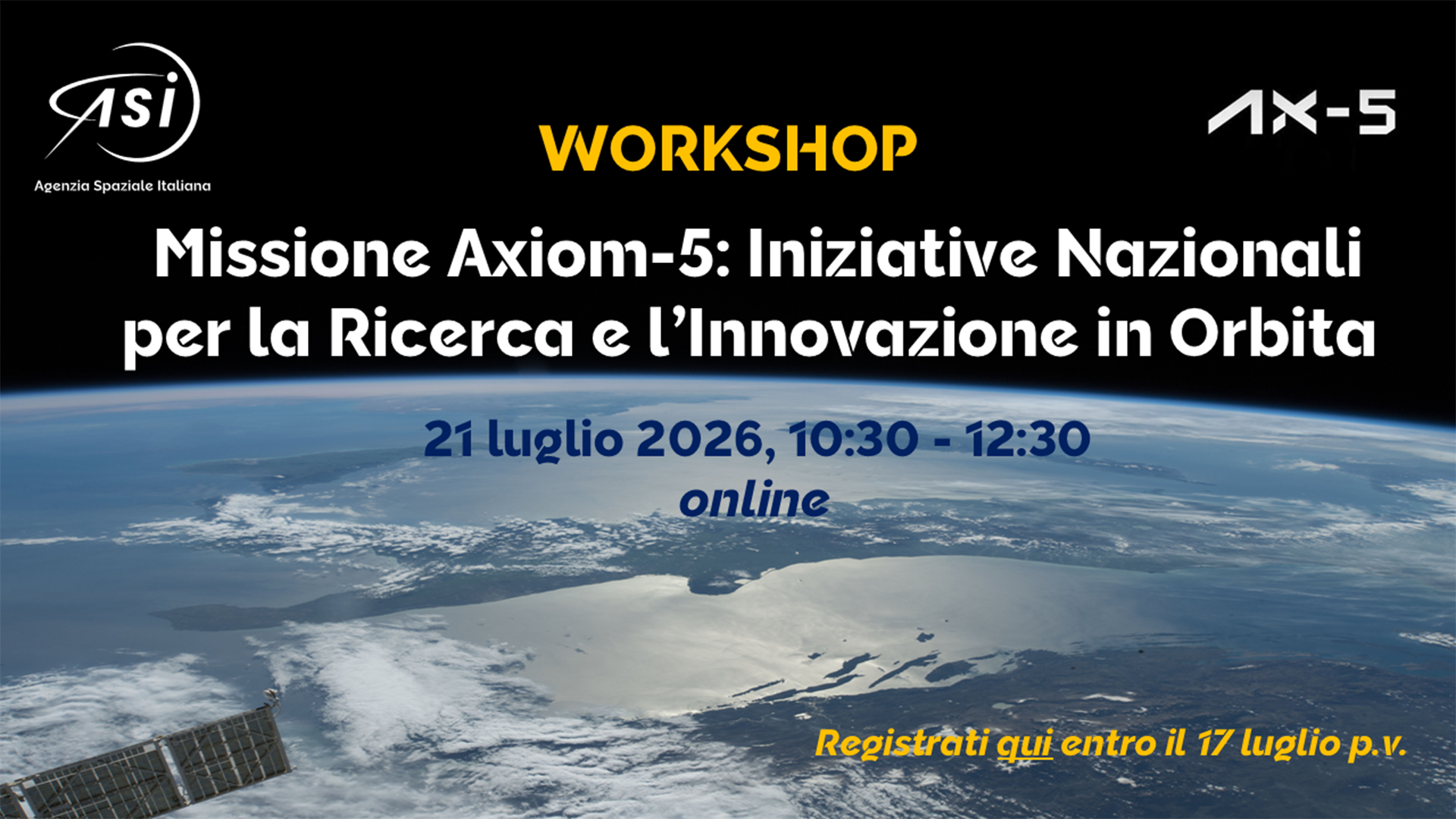 Missione Axiom‑5: Iniziative Nazionali per la Ricerca e l’Innovazione in Orbita